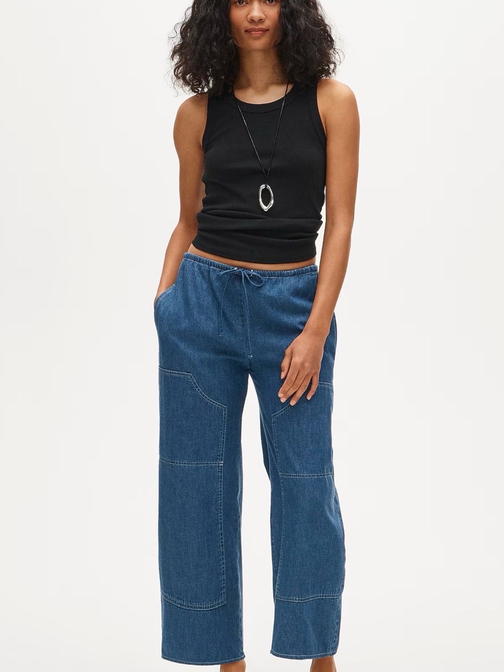 J. Crew Chambray Luna Pants